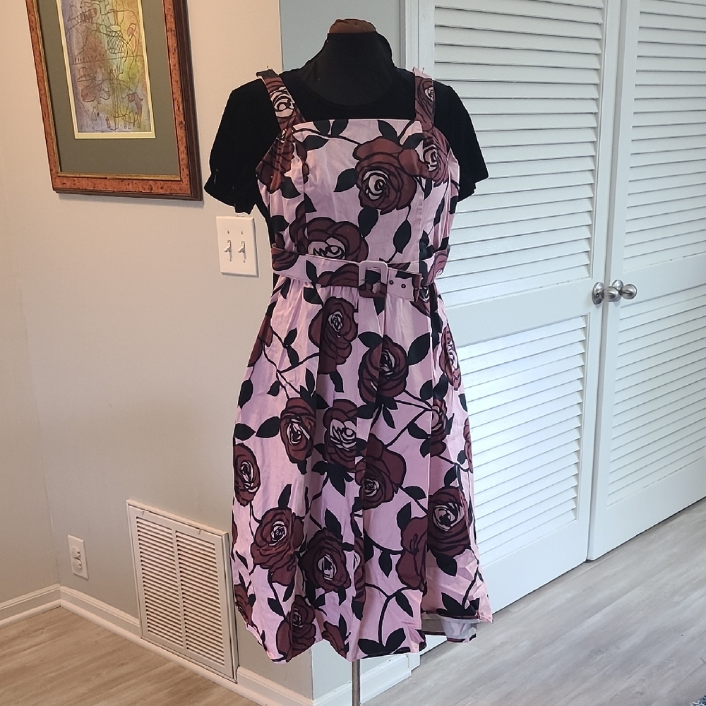 Lily Rose Patterned Midi Dress